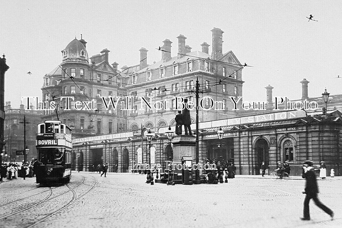 YO 13147 - Midland Hotel & Railway Station, Bradford, Yorkshire