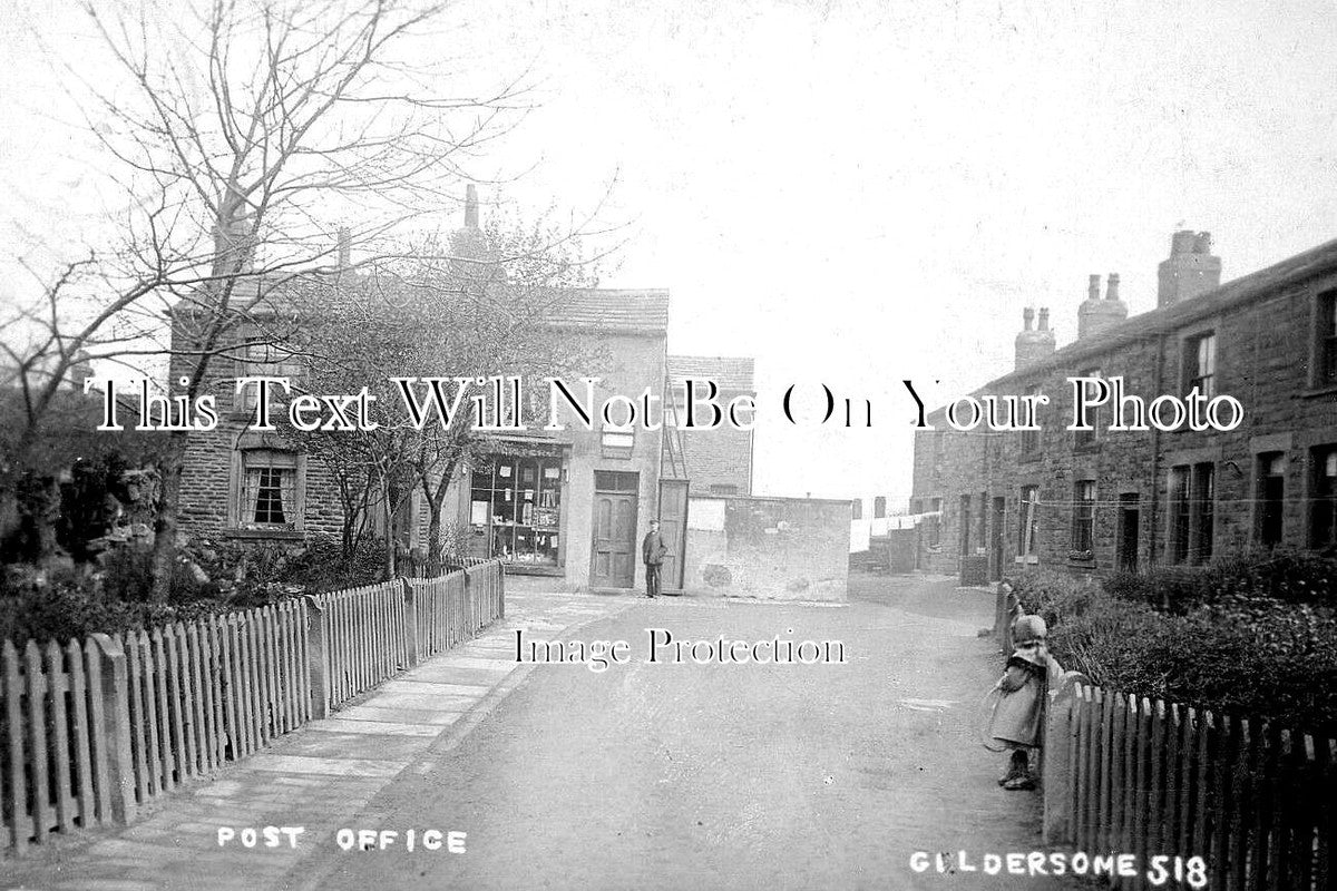 YO 13172 - Gildersome Post Office, Leeds, Yorkshire c1906