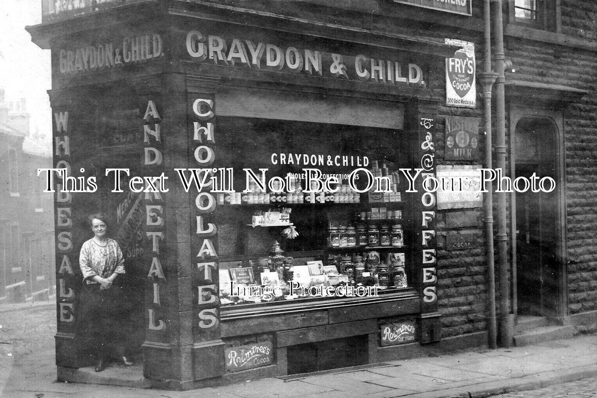 YO 13182 - Graydon & Child Shop, Alma Street, Pellon, Halifax, Yorkshire