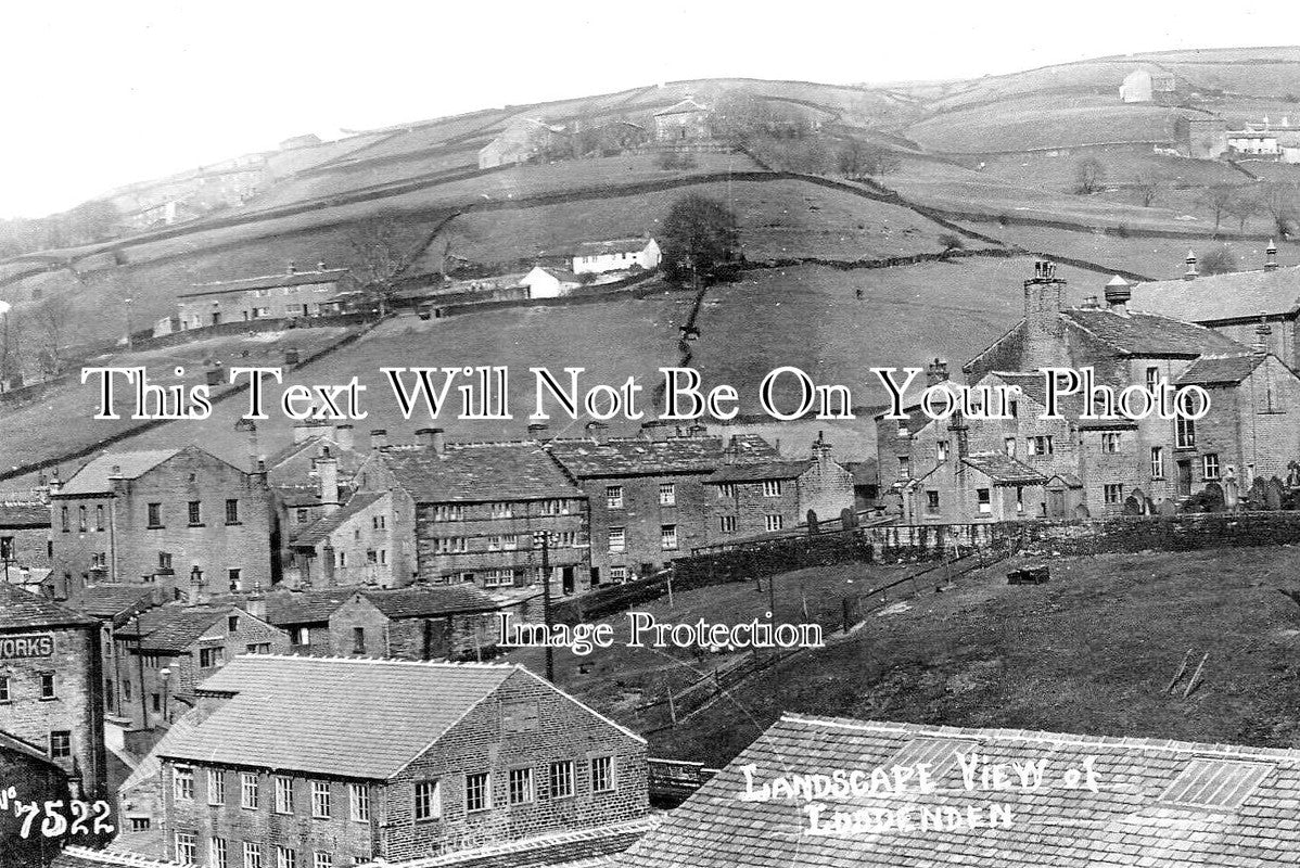YO 13227 - Landscape View Of Luddenden Near Halifax, Yorkshire