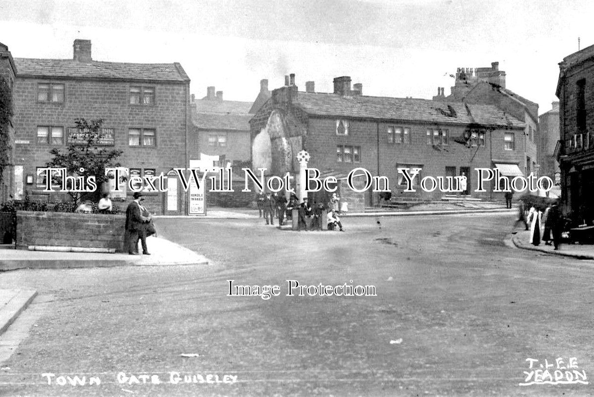 YO 13245 - Town Gate, Guiseley, Yorkshire c1913