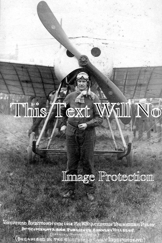 YO 13366 - Mr H Blackburn Aviator, Sheffield Aviation Meeting 1914
