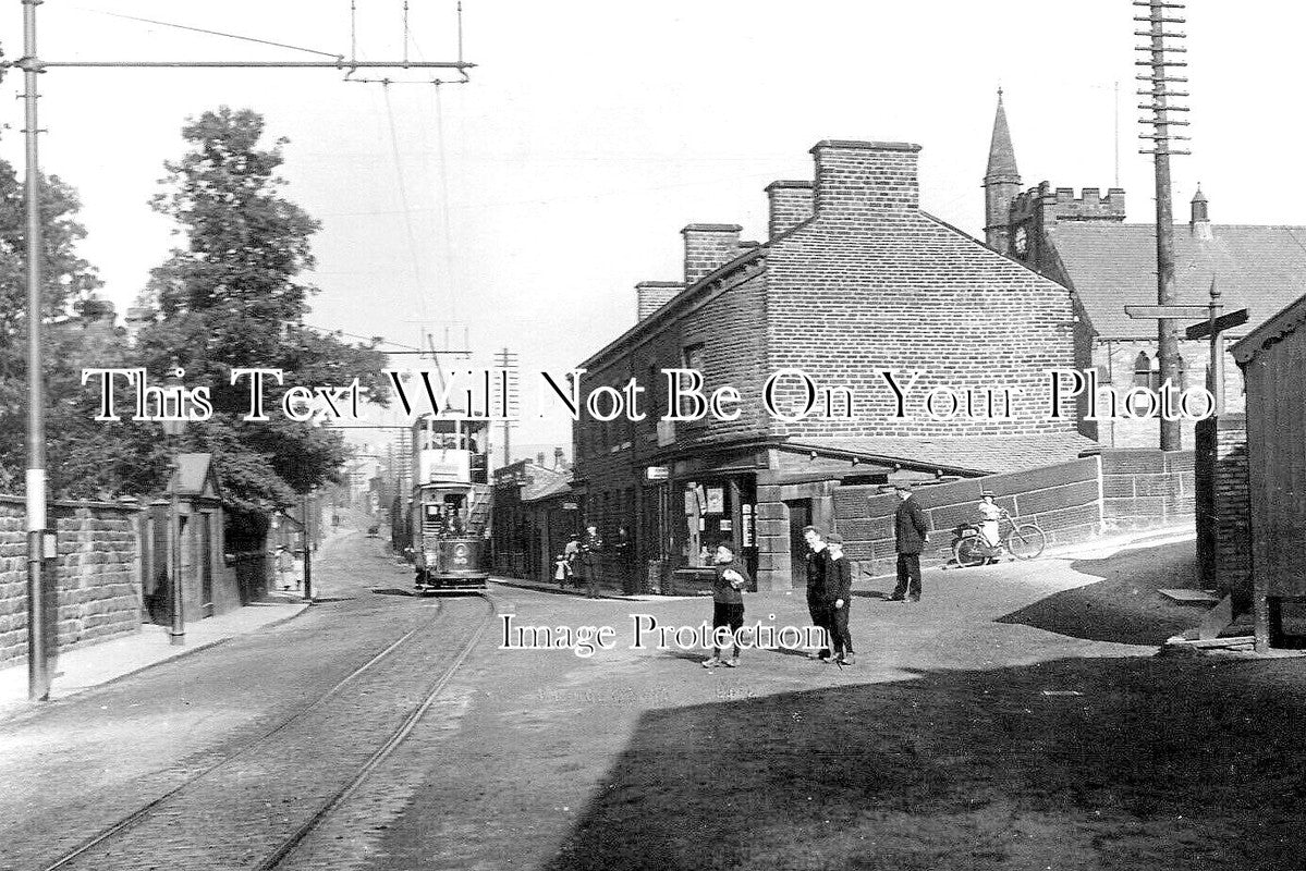 YO 13401 - Tram Car On Burnley Road, Mytholmroyd, Yorkshire