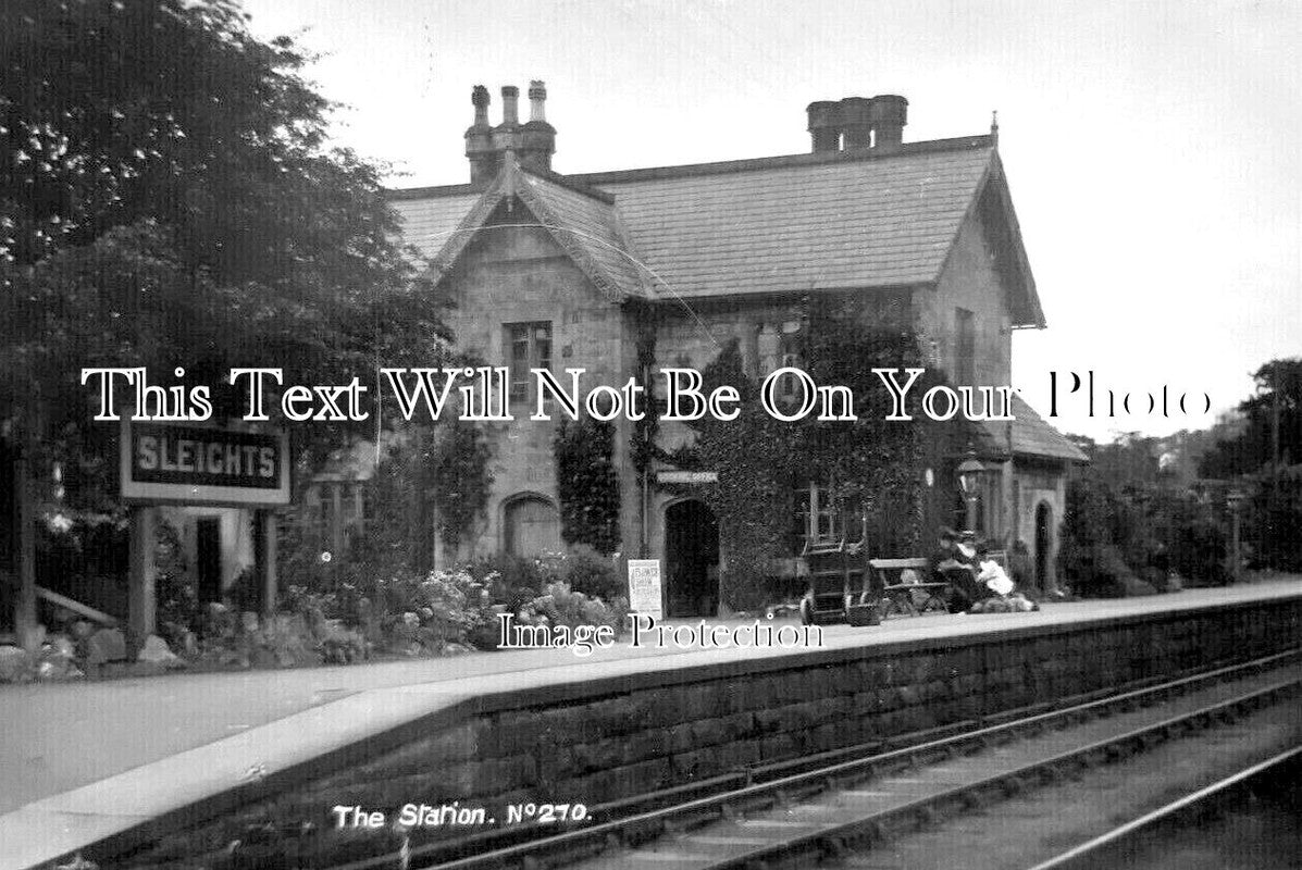 YO 13436 - Sleights Railway Station, Yorkshire