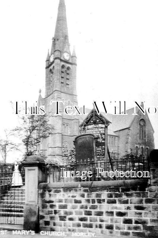 YO 13488 - St Marys Church, Morley, Leeds, Yorkshire
