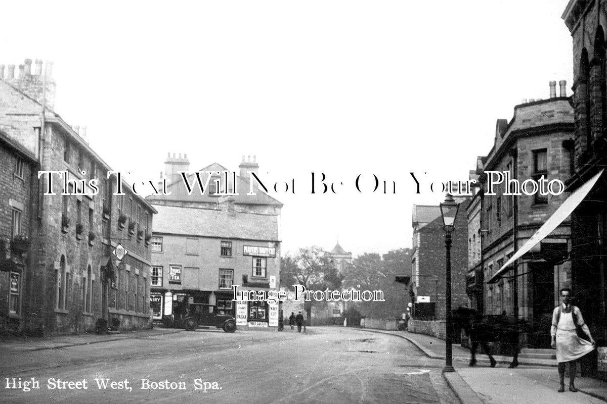 YO 13598 - High Street West, Boston Spa, Yorkshire c1932