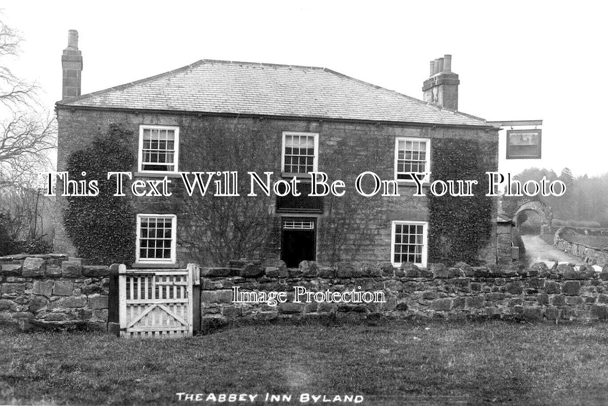 YO 13628 The Abbey Inn Pub Byland Yorkshire JB Archive