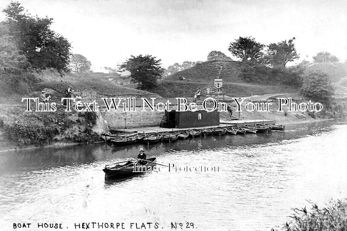 YO 13640 - The Boat House, Hexthorpe Flats, Yorkshire c1904