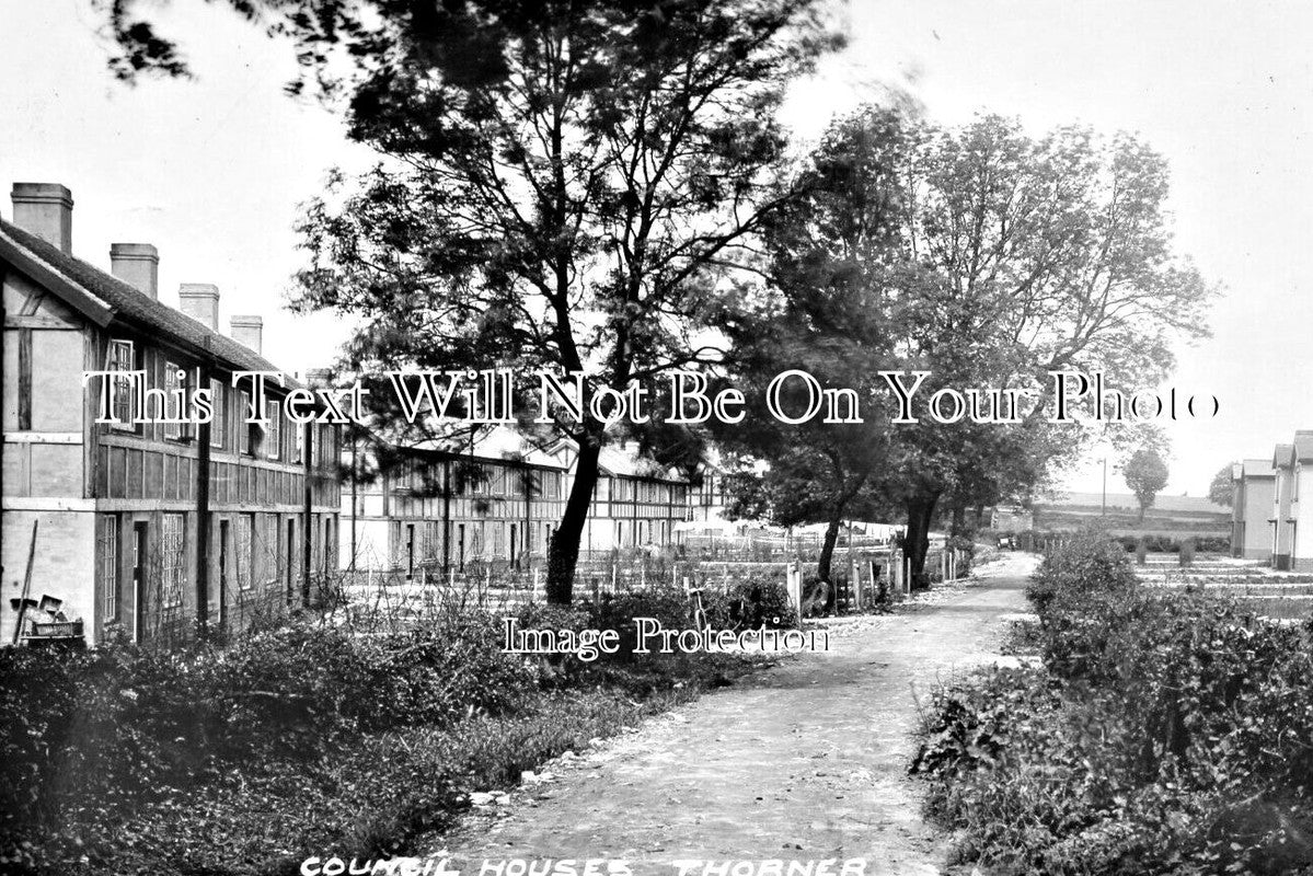 YO 13675 - Council Houses, Thorner, Leeds, Yorkshire