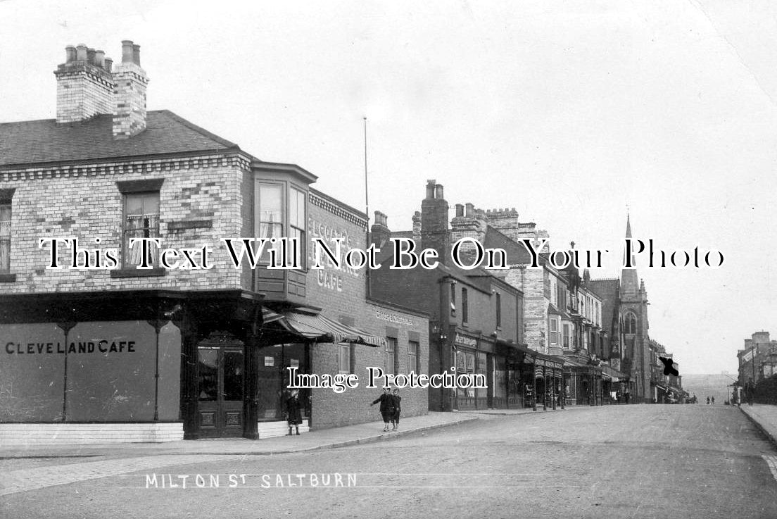 YO 1405 Milton Street, Saltburn, Yorkshire c1908 JB Archive
