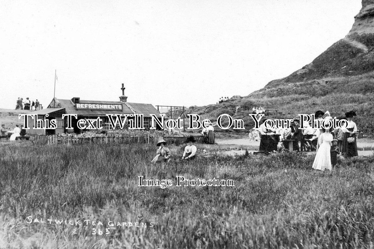 YO 1774 Saltwick Tea Gardens, Whitby, Yorkshire JB Archive