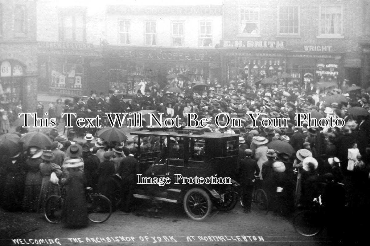 YO 2157 - Welcoming The Archbishop Of York, Northallerton Yorkshire