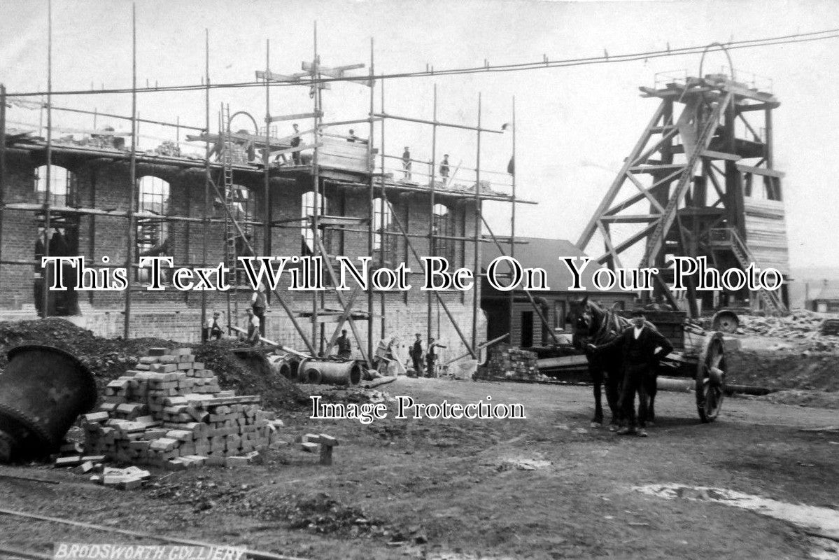 YO 2346 - Construction Work, Brodsworth Colliery, Doncaster, Yorkshire