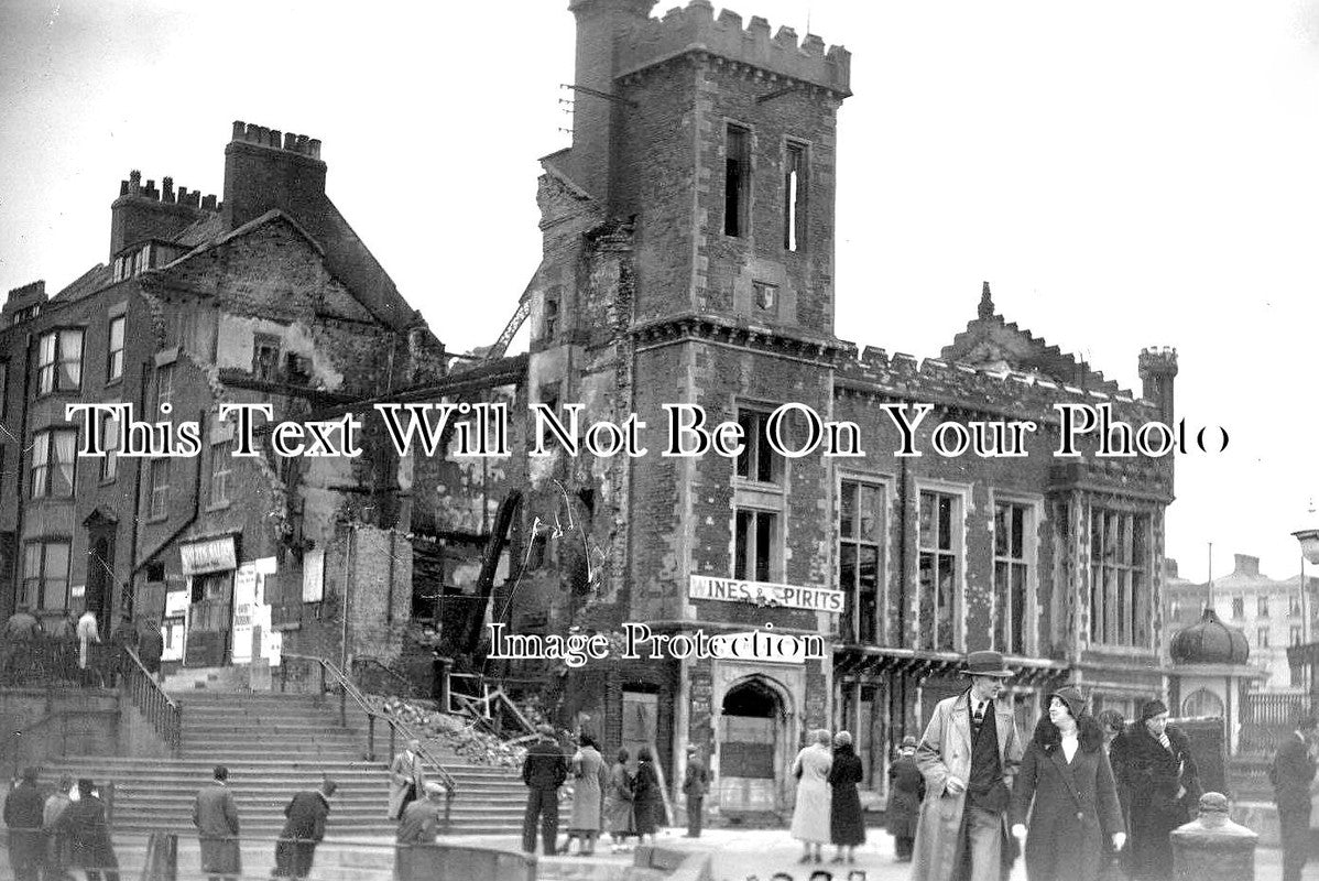 YO 2814 - Bomb Damage In Bridlington, Yorkshire