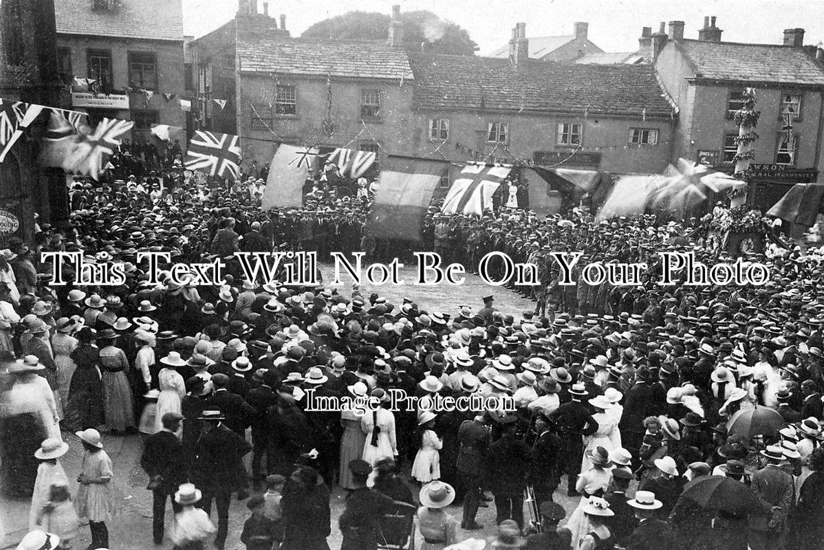 YO 313 - Return Of Soldiers, Settle, Yorkshire 1919