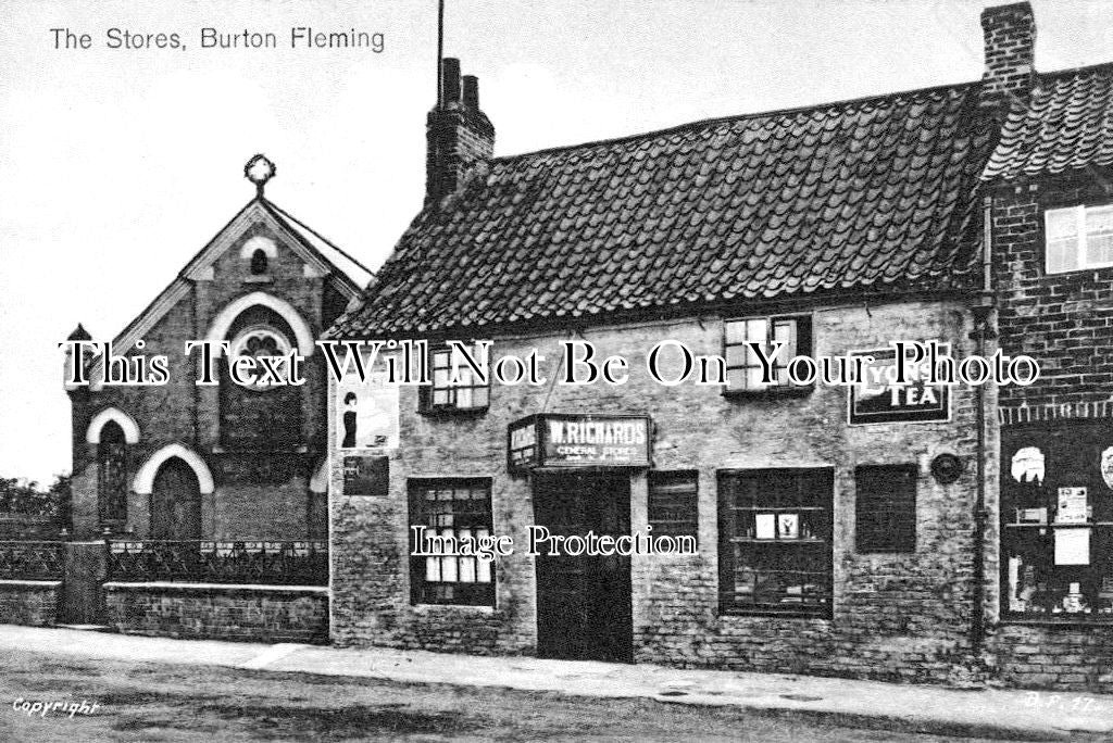 YO 3178 The Stores Burton Fleming Yorkshire JB Archive