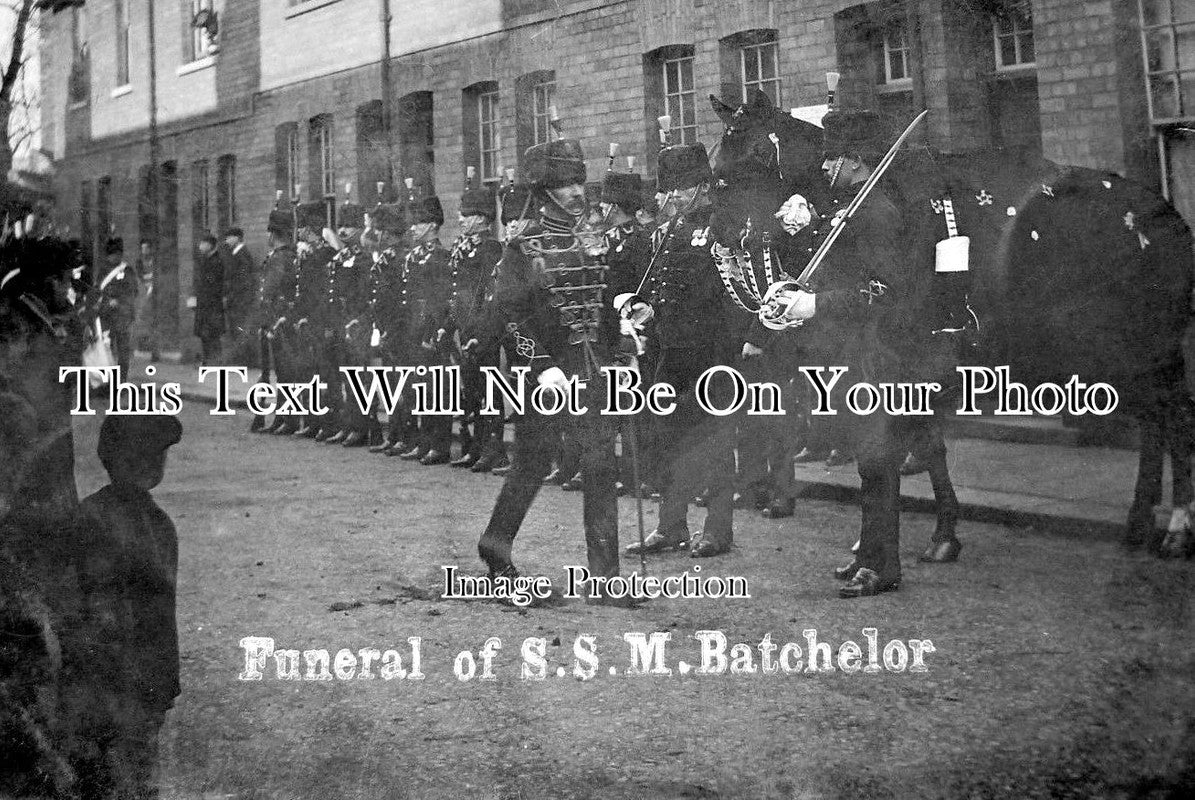 YO 3221 - Funeral Of SSM George Batchelor, Hussars, York, Yorkshire c1906