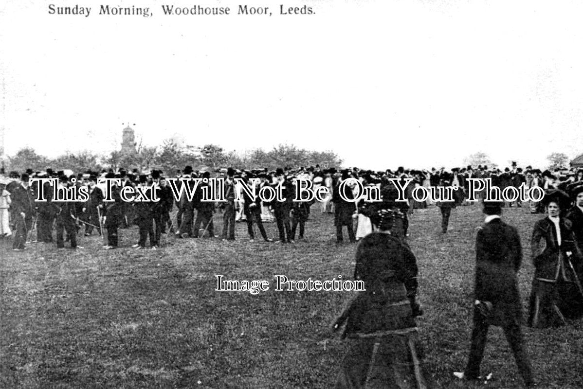 YO 3246 - Sunday Morning, Woodhouse Moor, Leeds, Yorkshire
