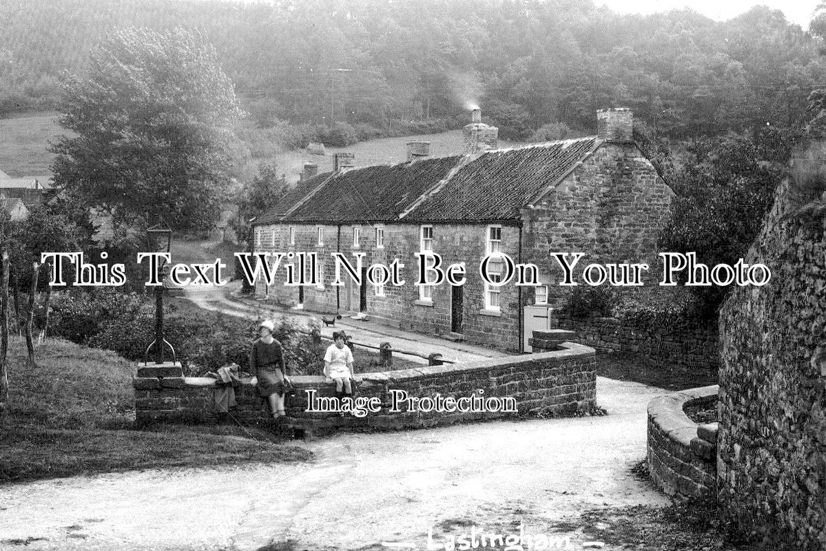 YO 3349 - Low Street, Lastingham, Yorkshire c1928