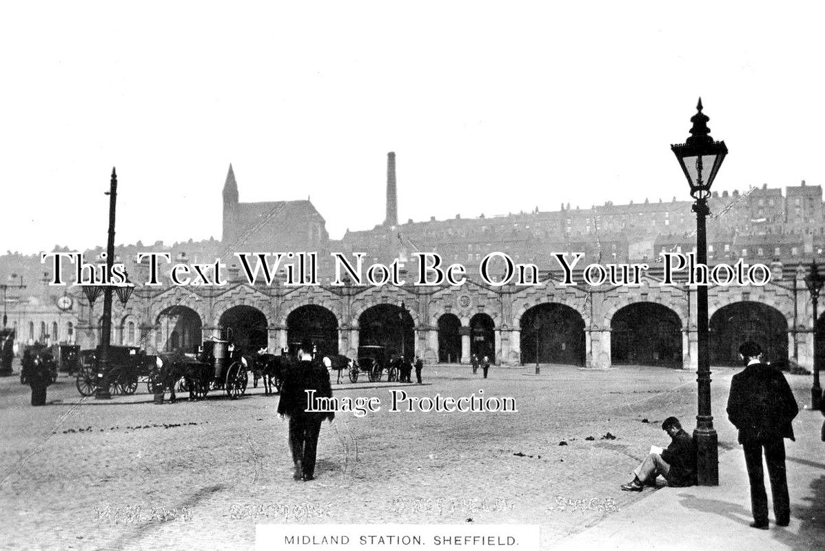 YO 3354 - Sheffield Midland Railway Station, Yorkshire