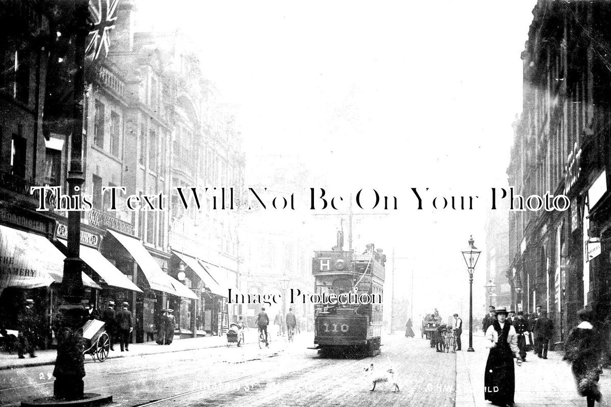 YO 3420 - Pinston Street, Sheffield, Yorkshire c1904
