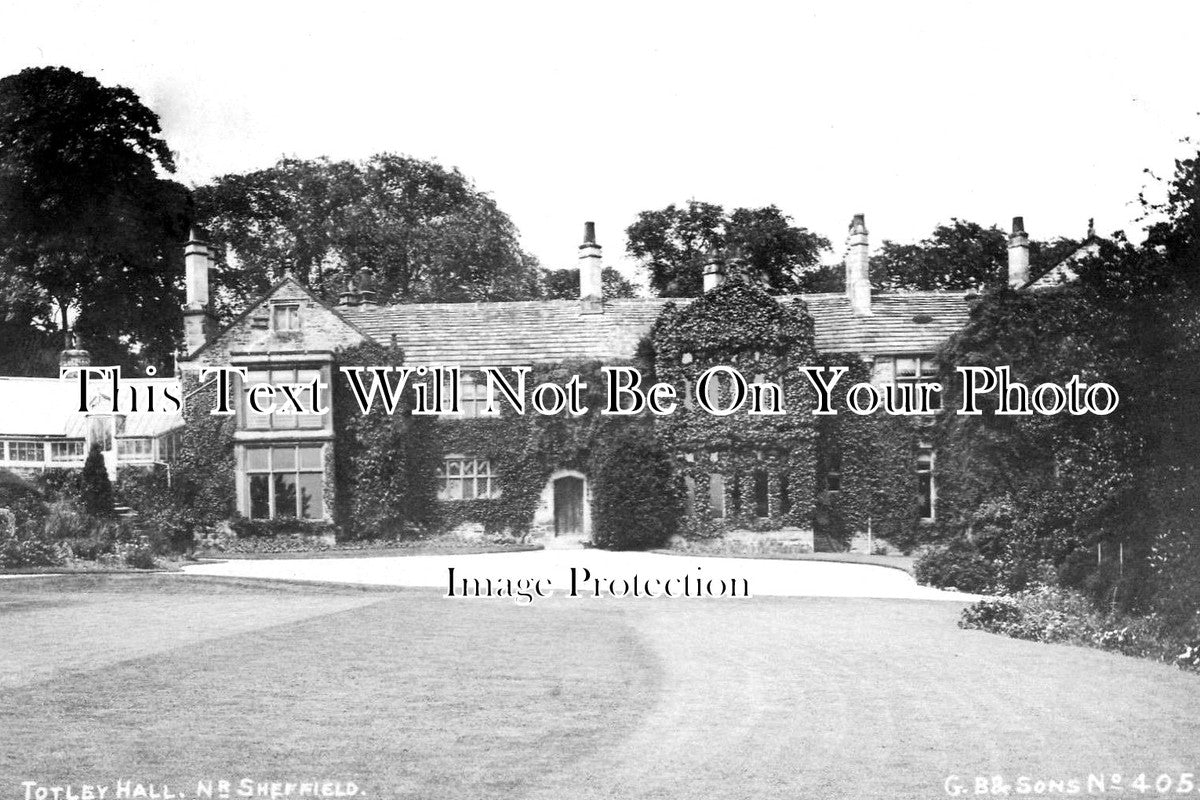 YO 3620 - Totley Hall, Sheffield, Yorkshire c1906