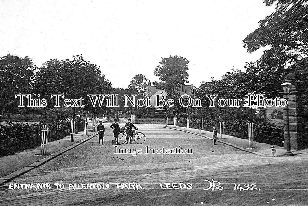 YO 3739 - Allerton Park Entrance, Leeds, Yorkshire c1913