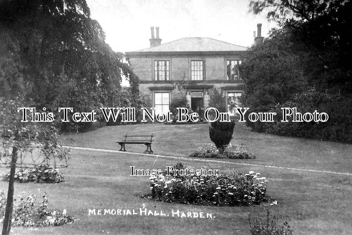 YO 3888 Memorial Hall, Harden, Yorkshire JB Archive