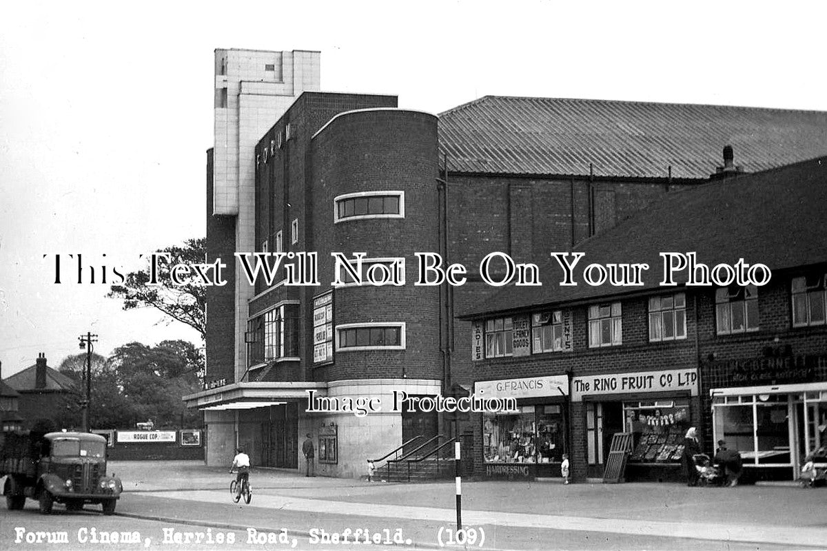YO 3893 - Forum Cinema, Harries Road, Sheffield, Yorkshire c1954