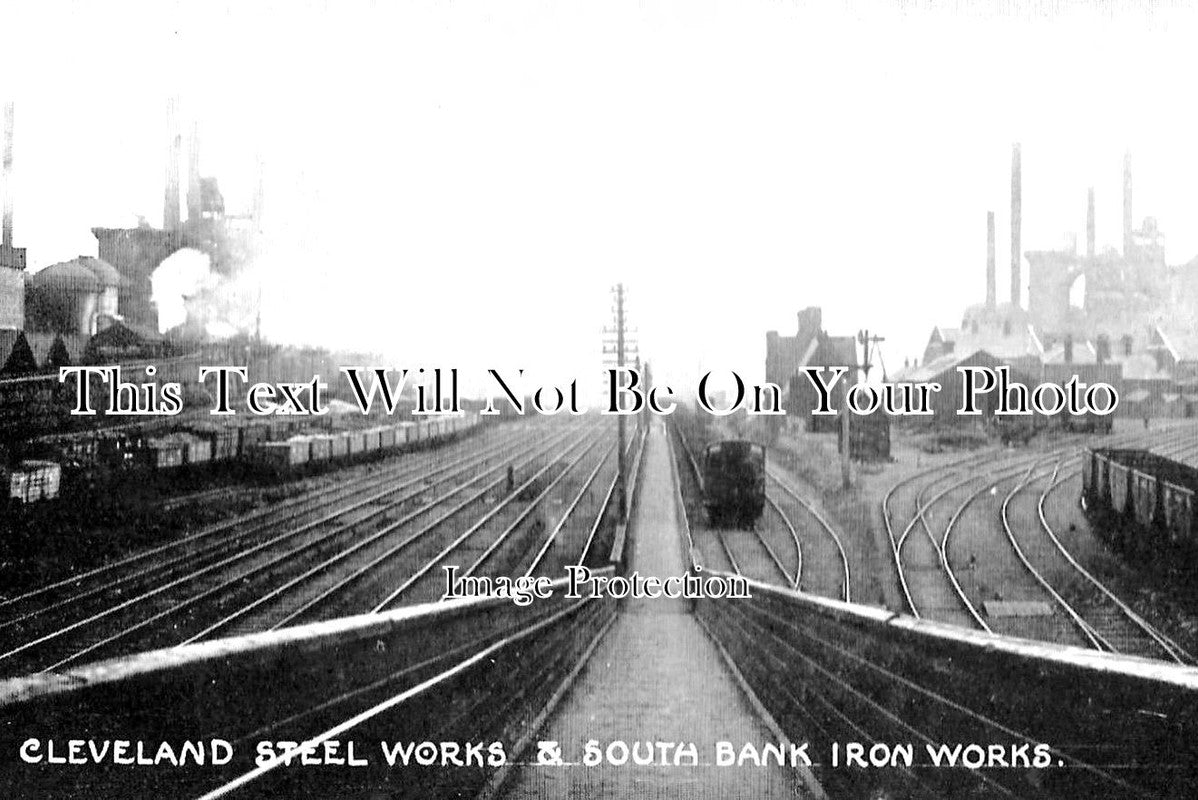 YO 3898 - Cleveland Steel Works & South Bank Iron Works, Yorkshire