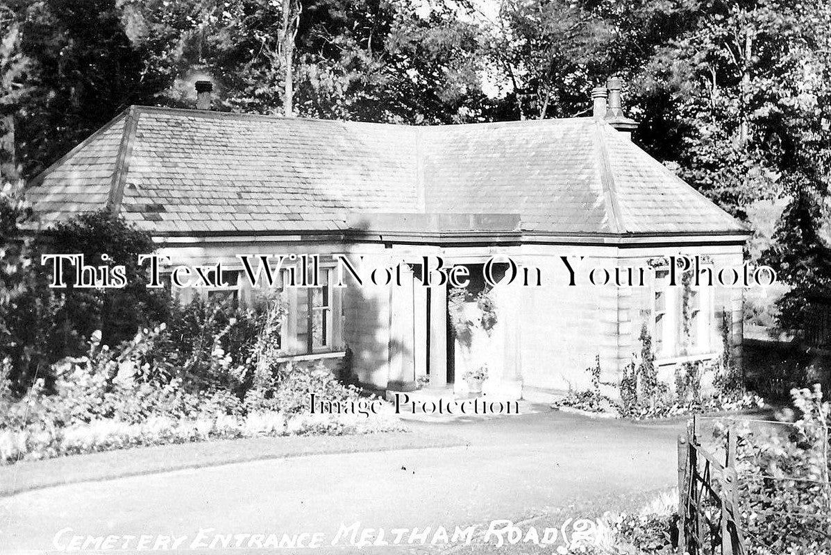 YO 3962 - Cemetery Entrance, Meltham Road, Huddersfield, Yorkshire