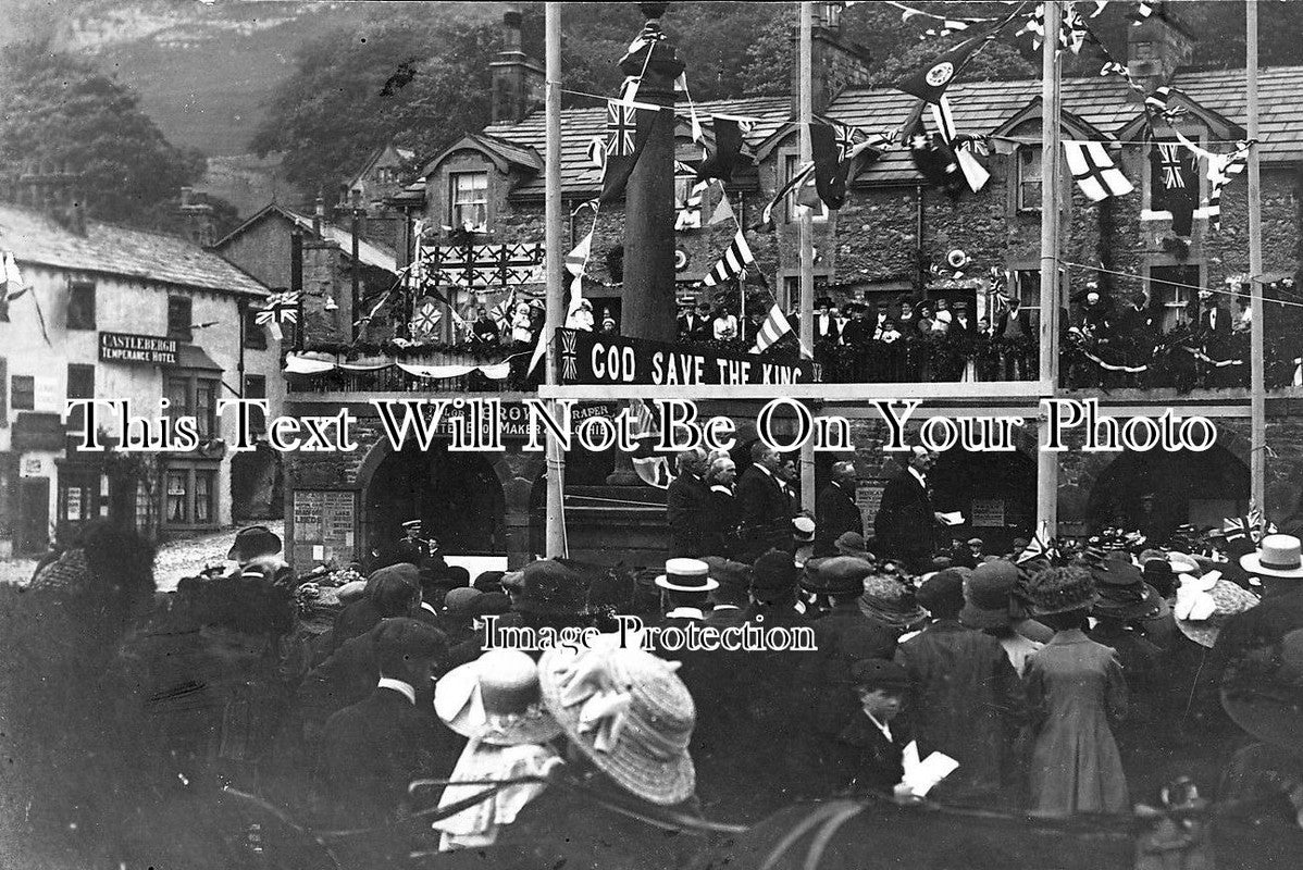 YO 399 - Settle Coronation Celebrations, Yorkshire 1911