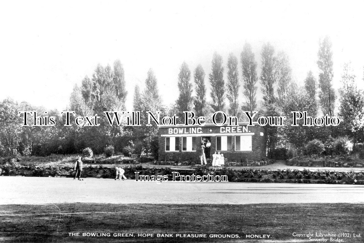 YO 4145 - The Bowling Green, Hope Bank Pleasure Grounds, Honley, Yorkshire