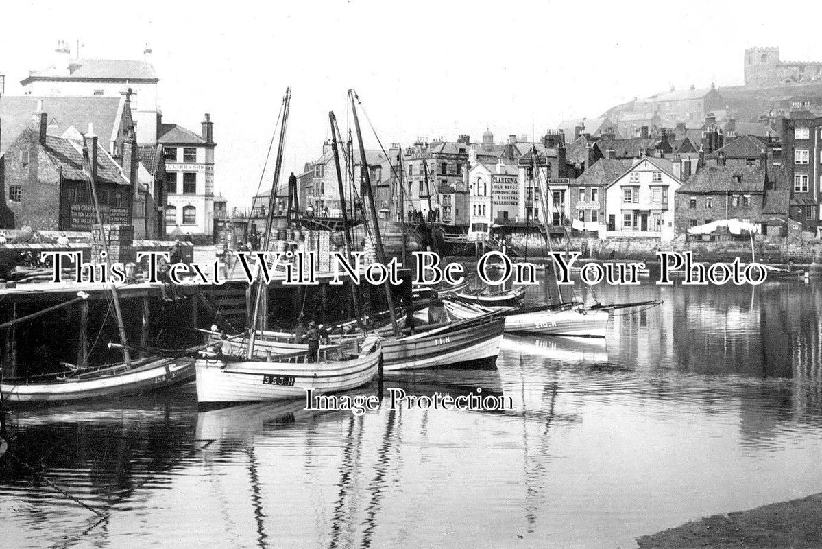 YO 4157 - The Harbour, Whitby, Yorkshire c1908