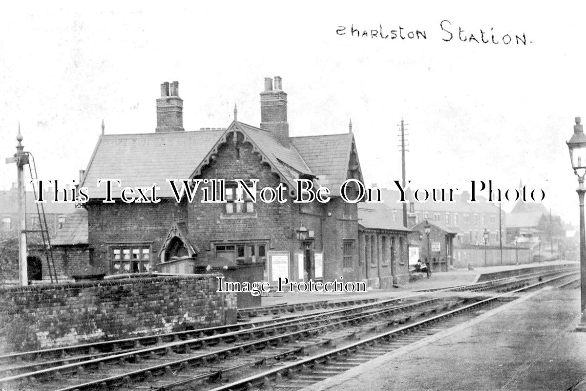 YO 4196 - Sharlston Railway Station, Yorkshire