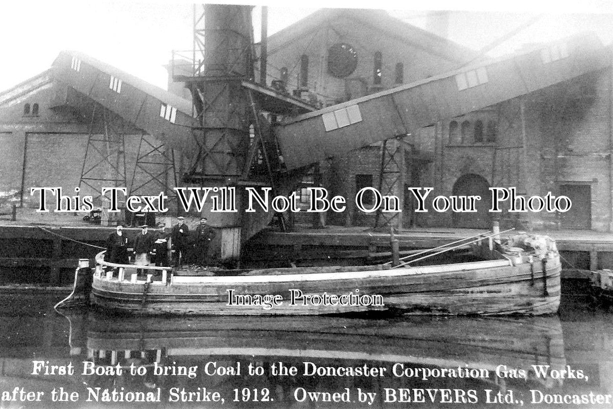 YO 4228 - Doncaster Corporation Gas Works Boat, Yorkshire 1912