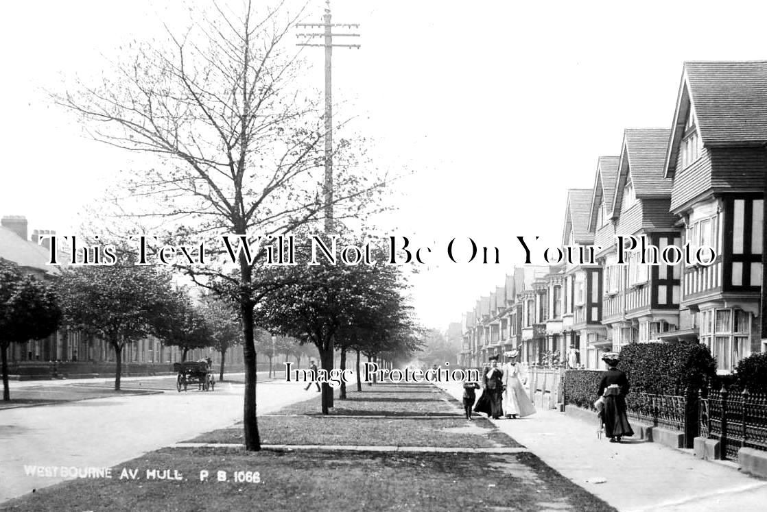YO 4392 - Westbourne Avenue, Hull, Yorkshire c1910