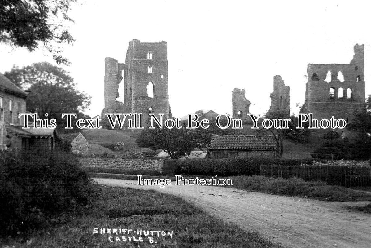 YO 4479 - Sheriff Hutton Castle, Yorkshire