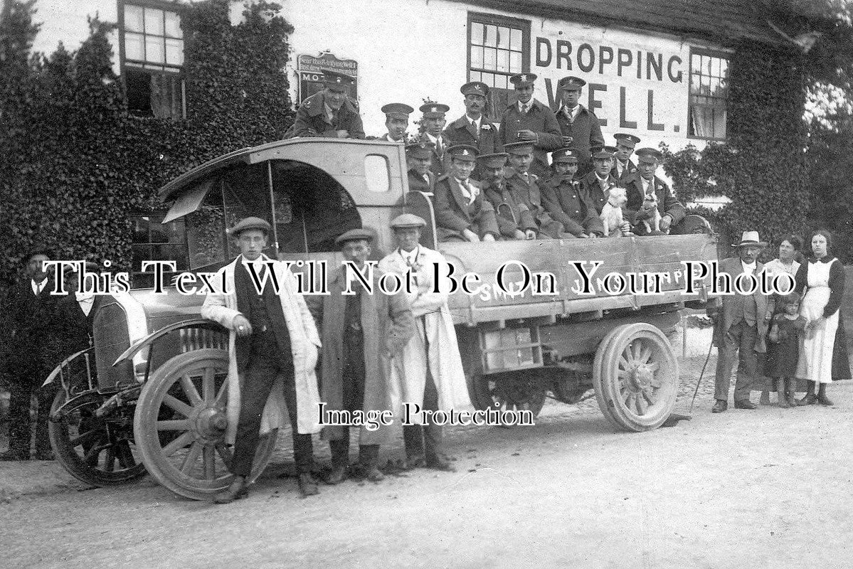 YO 4694 - Wounded Soldiers From Shipley To Knaresborough, Yorkshire 1917