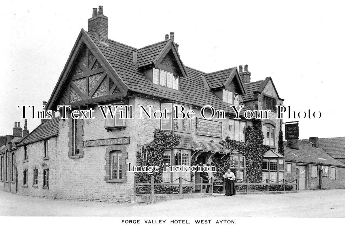 YO 4708 - Forge Valley Hotel, West Ayton, Scarborough, Yorkshire c1911