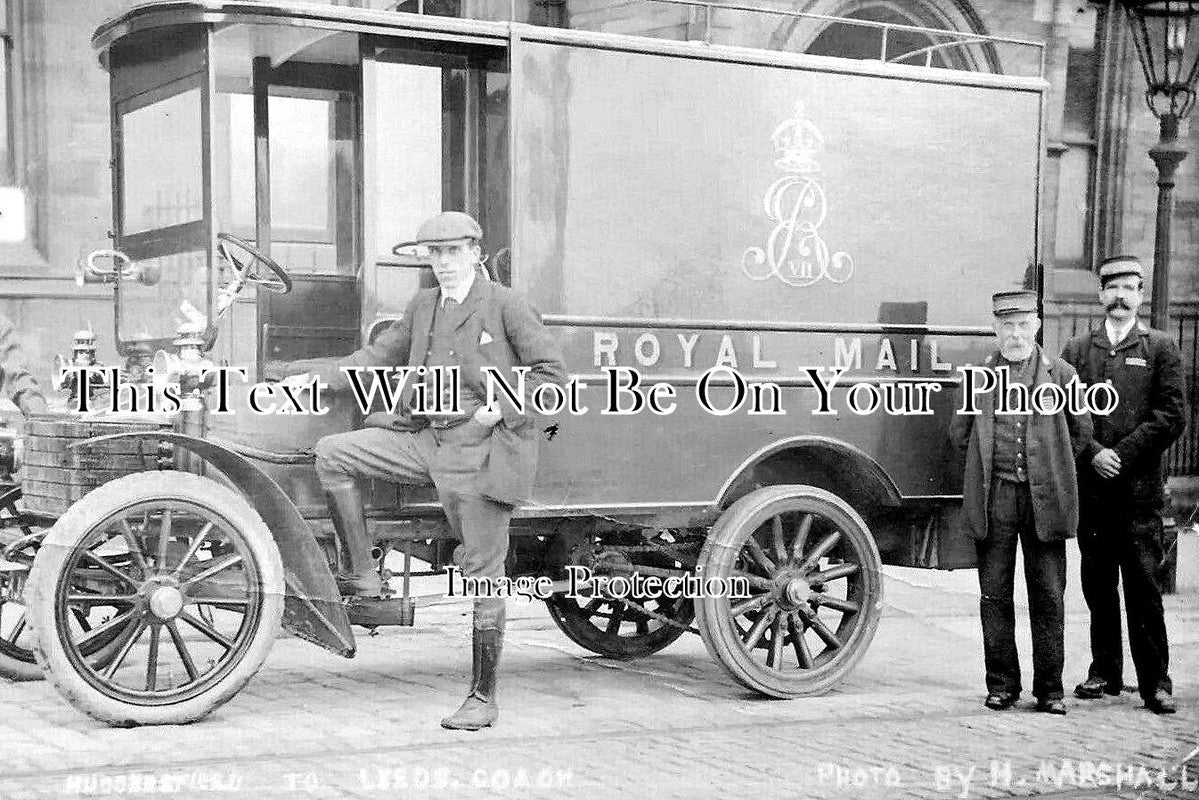 YO 4753 - Huddersfield To Leeds Royal Mail Van, Yorkshire c1914