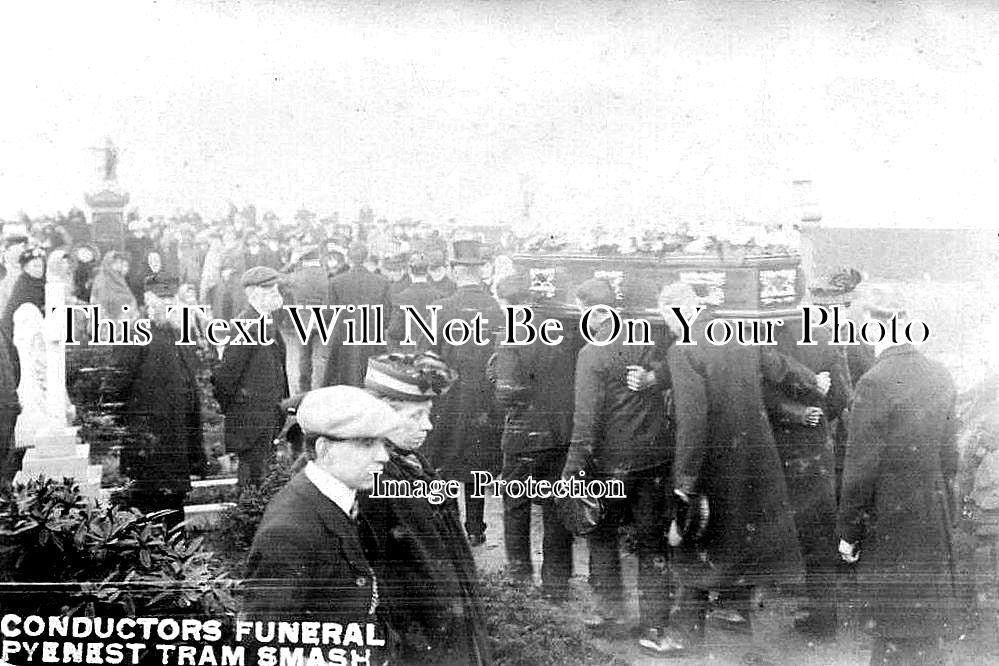 YO 4769 - Funeral Of Conductor, Killed In Tram Smash, Halifax, Yorkshire 1907