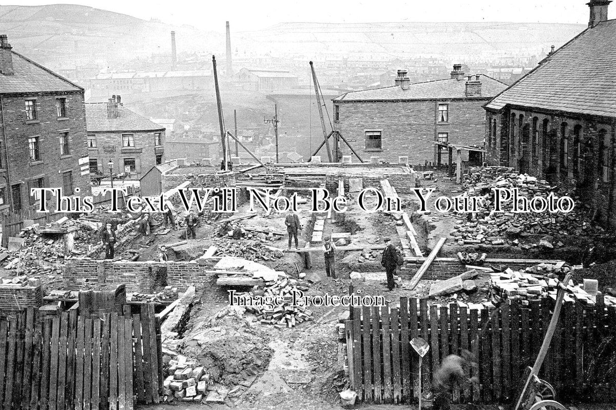 YO 4868 - Construction Site, Ovenden Road, Mount Road, Bradford, Yorkshire