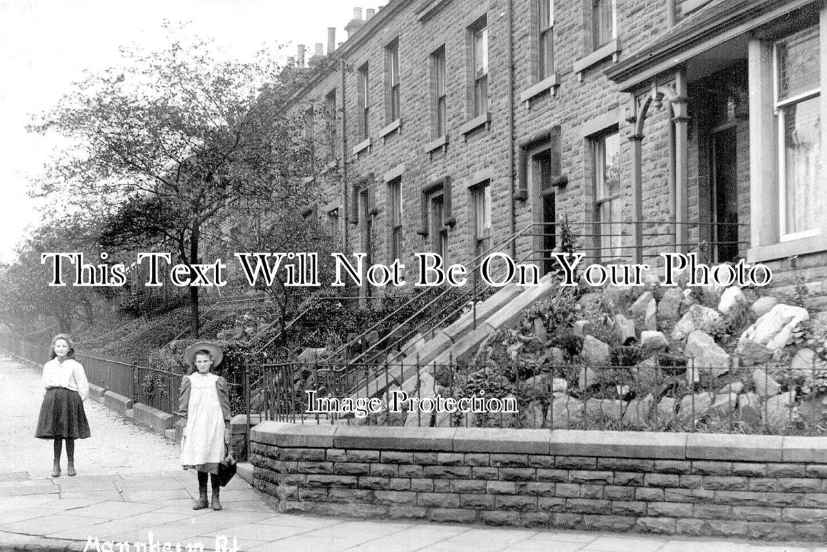 YO 4925 - Mannheim Road, Bradford, Yorkshire c1909
