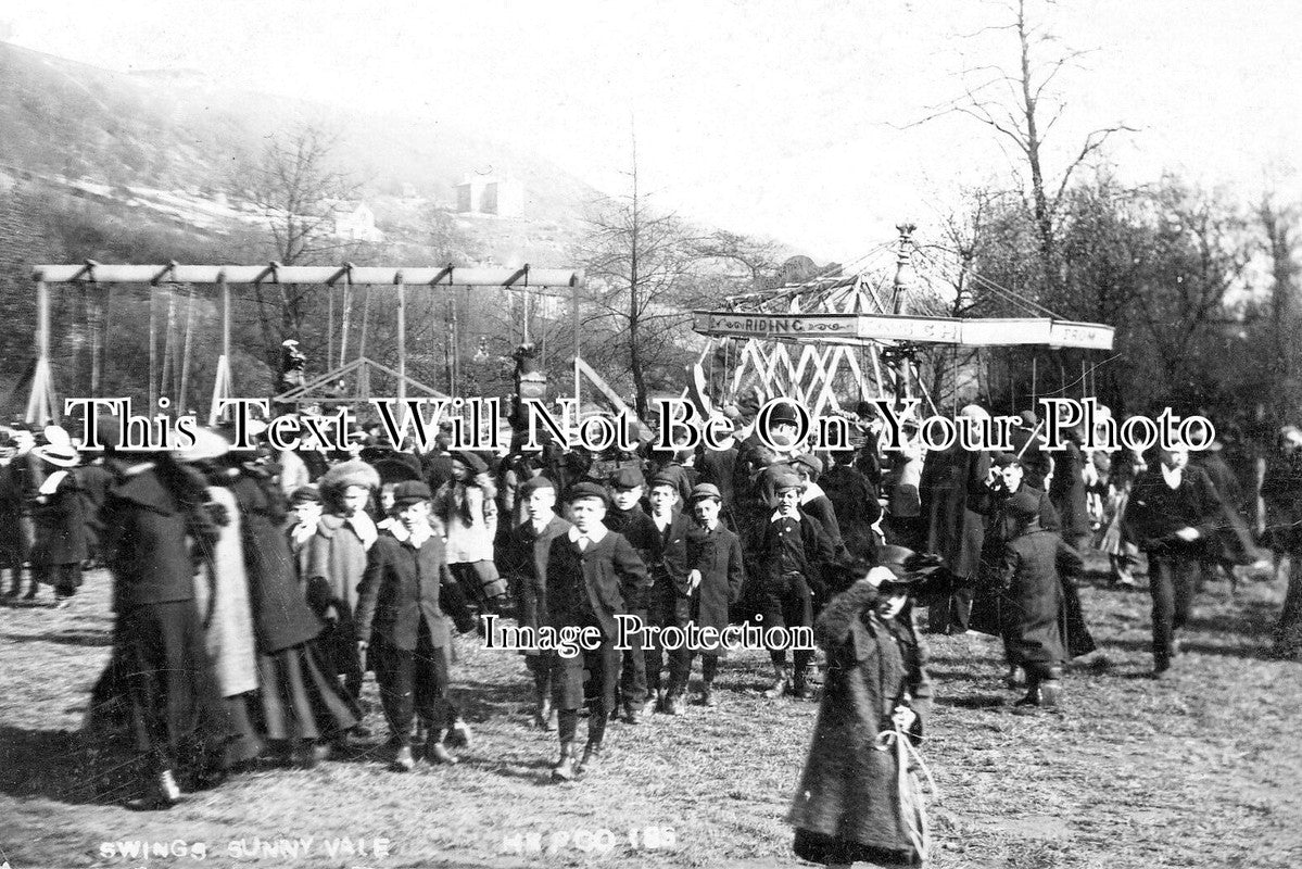 YO 5095 - Swings, Sunny Vale, Hipperholme, Halifax, Yorkshire