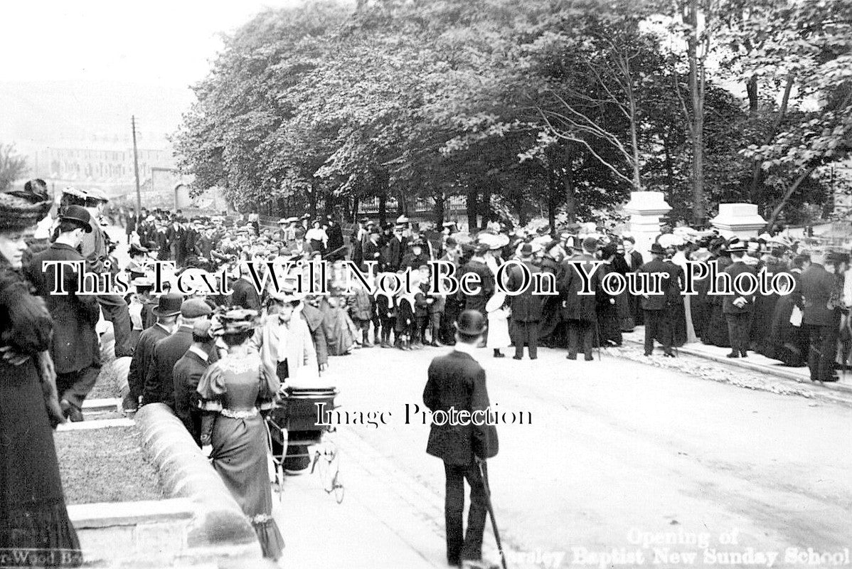 YO 5262 - Opening Of Farsley Baptist New Sunday School, Leeds, Yorkshire