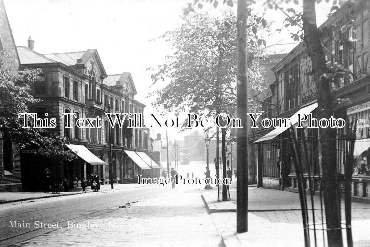 YO 5284 - Main Street, Bingley, Bradford, Yorkshire c1920