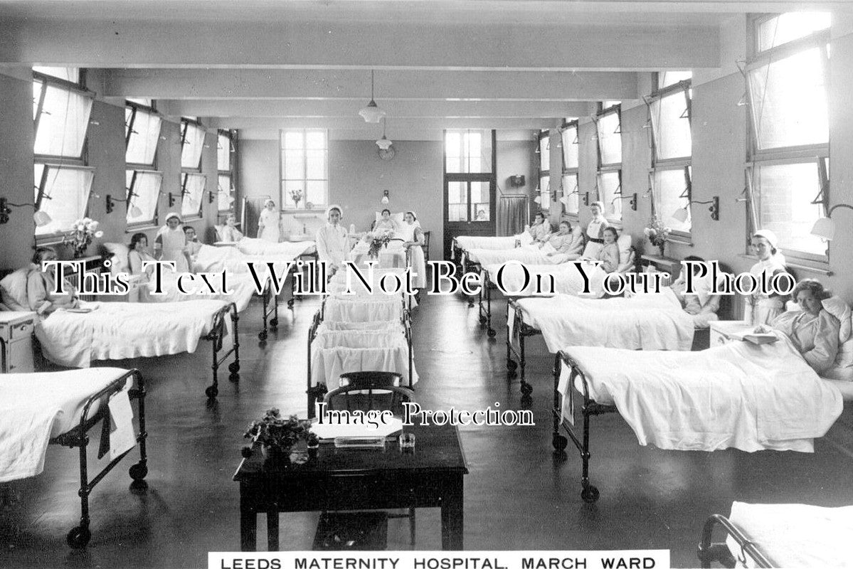 YO 5327 March Ward, Leeds Maternity Hospital, Yorkshire JB Archive