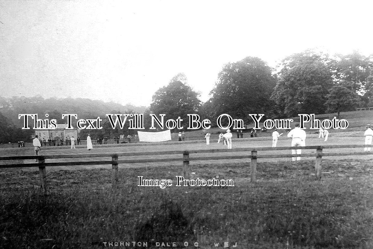 YO 5394 - Thornton Dale Cricket Match, Yorkshire c1910