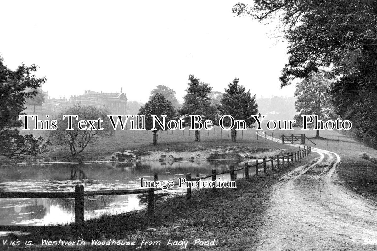 YO 5650 - Wentworth Woodhouse From Lady Pond, Yorkshire